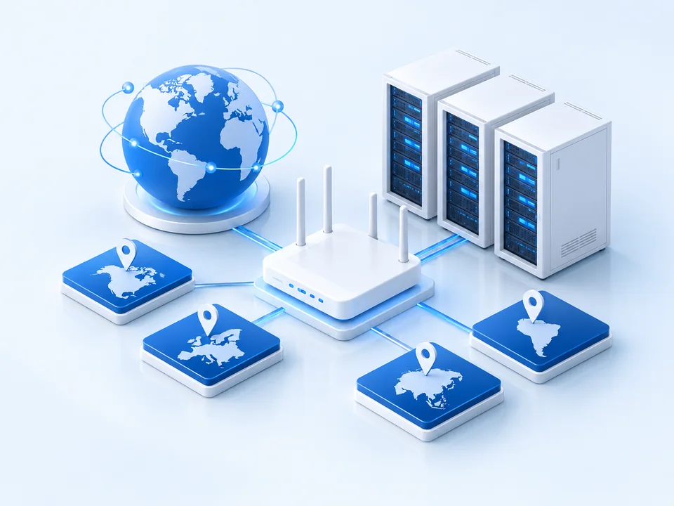 IP 租赁,按地区与用途选择